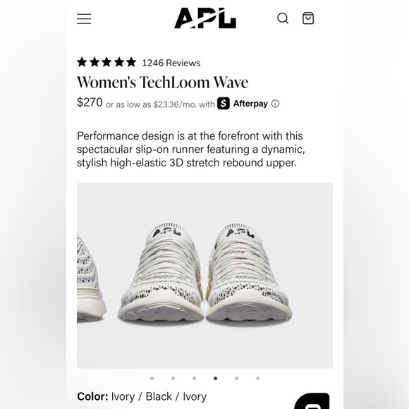 Brand New APL Women's TechLoom Wave Sneakers - Picture 2 of 4